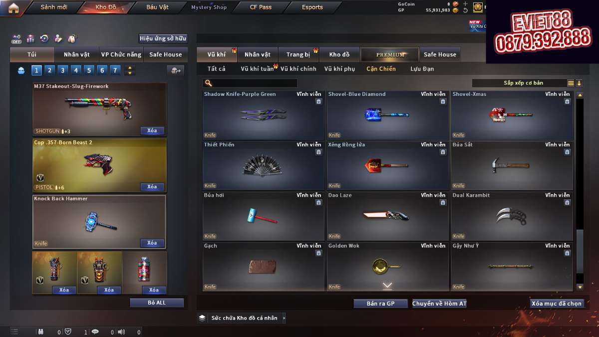 shop acc cf uy tin gia re